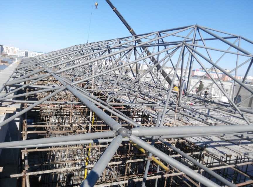 唐山商贸城屋顶网架工程