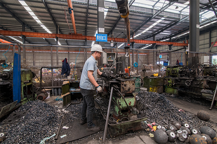 唐山网架配件-螺栓球加工车间