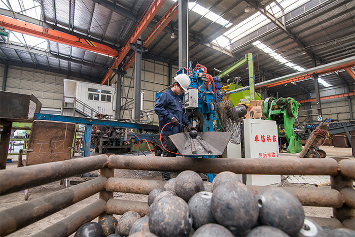 唐山网架配件-螺栓球加工车间